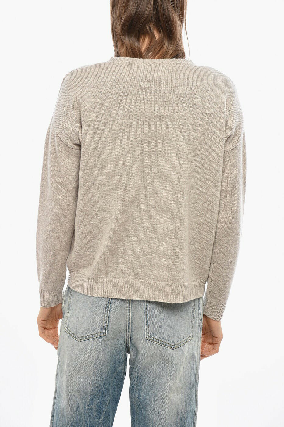 �ޥå��� �ޡ��� MAX MARA ���롼�ͥå������ѡ� �˥åȥ����� ��ǥ����� �١����� Crew neck jumpers QUOTA029 ���� ����̵�� ��åԥ�̵�� 2026AW dk