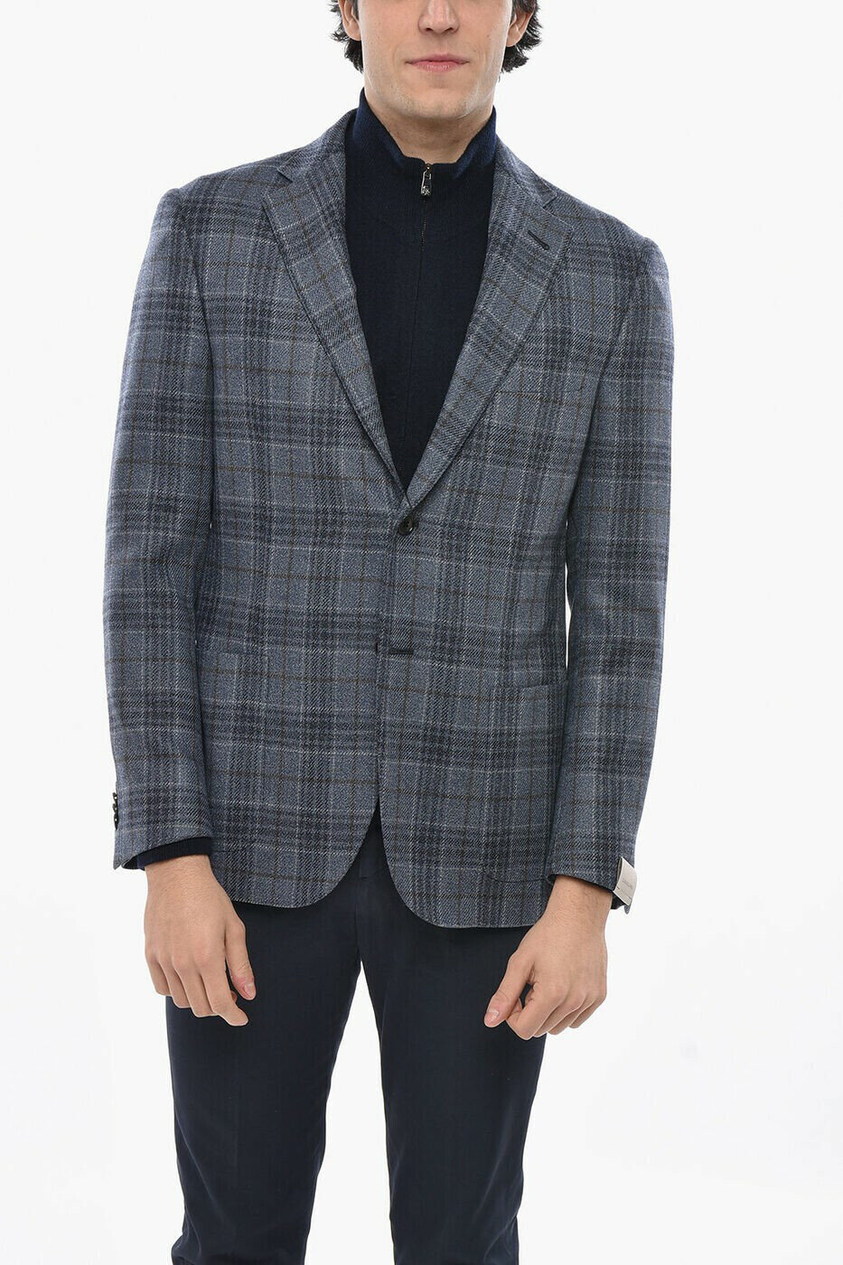 ����ͥꥢ���� CORNELIANI �ܥ�С����㥱�å� ���㥱�å� ��� �֥롼 Bomber jackets 94XG76 9416207 001 ���� ...