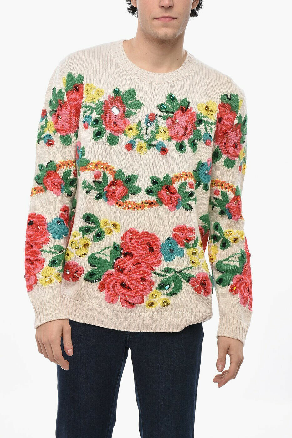 ���å� GUCCI ���롼�ͥå������ѡ� �˥åȥ����� ��� �ޥ�����顼 Crew neck jumpers 571585 XKAQS 9133 ���� ��...