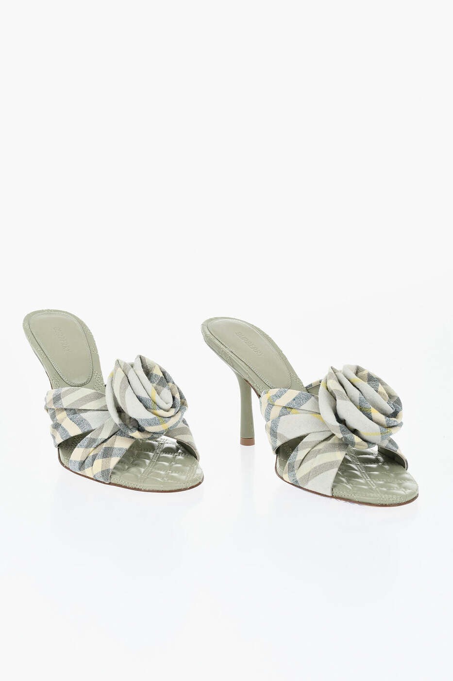 バーバリー BURBERRY サンダル レディース グリーン Sandals 8101603BREEZEIPCHECK 関税 送料無料 dk