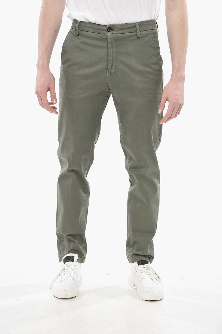 樂天商城 - ビーエイブル BE ABLE ズボン パンツ メンズ グリーン Trousers EDOARDO T.A. GSW18MILITARE 関税 送料無料 dk