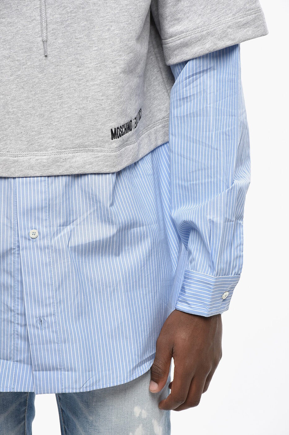 �⥹������ MOSCHINO ���롼�ͥå��������åȥ���� �ȥ졼�ʡ� ��� ���졼 Crew neck sweatshirts J1711 7028 5485 ���� ����̵�� ��åԥ�̵�� 2026AW dk