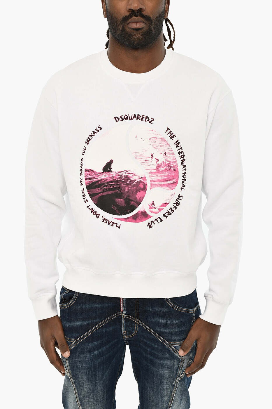 樂天商城 - ディースクエアード DSQUARED2 スウェットシャツ トレーナー メンズ ホワイト Sweatshirts S71GU0576 S25551 100 関税 送料無料 dk