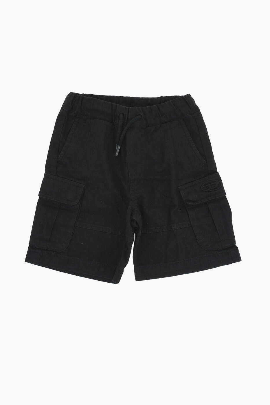 ディーゼル DIESEL ショートパンツ　パンツ ショーツ ボーイズ ブラック Shorts J01765 KXBJ1 K900 関税 送料無料 dk