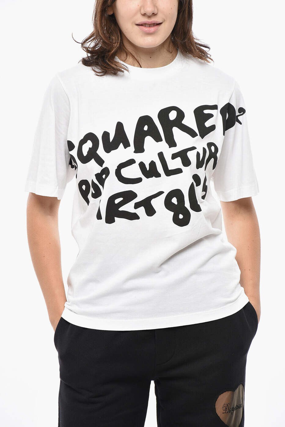 樂天商城 - ディースクエアード DSQUARED2 ポロシャツ Tシャツ レディース ホワイト T-shirts and polo shirts S75GD0389 S24668 100 関税 送料無料 dk