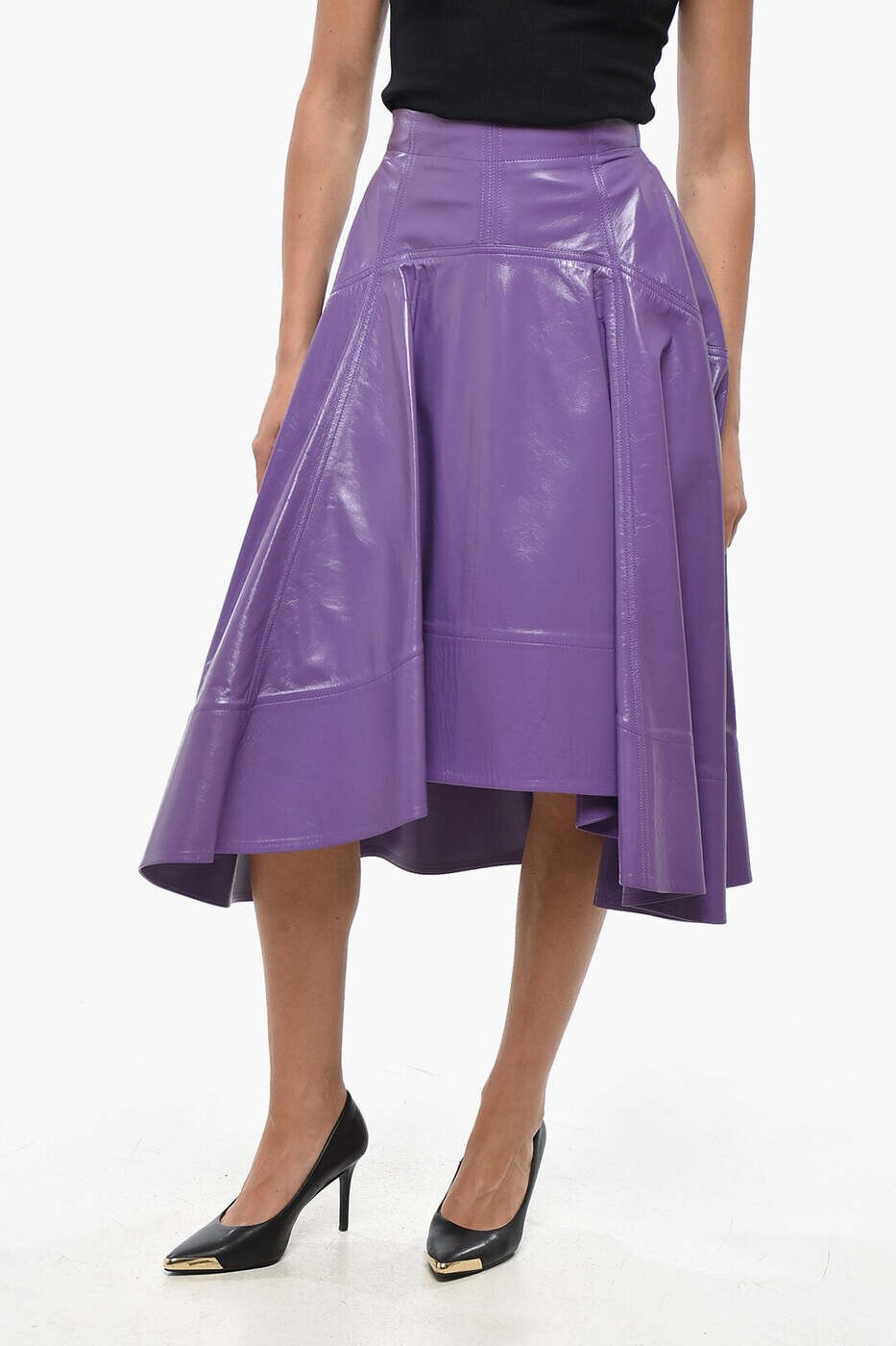 ボッテガ ヴェネタ BOTTEGA VENETA スカート レディース パープル Skirts 716284VKLC05305 関税 送料無料 dk