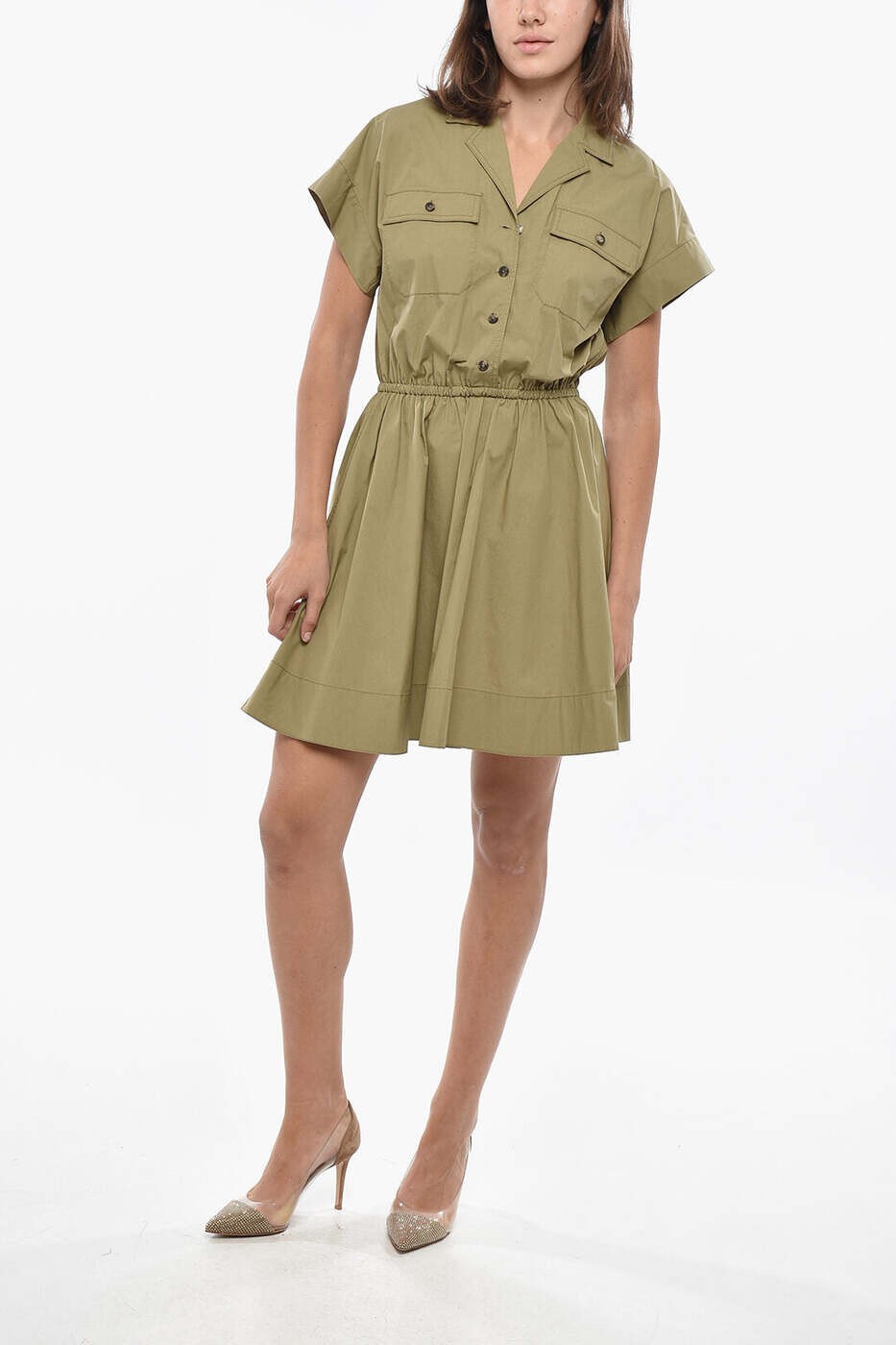 トリー バーチ TORY BURCH ロングドレス ドレス レディース グリーン Long dresses 159727 250O 関税 送料無料 2026AW dk