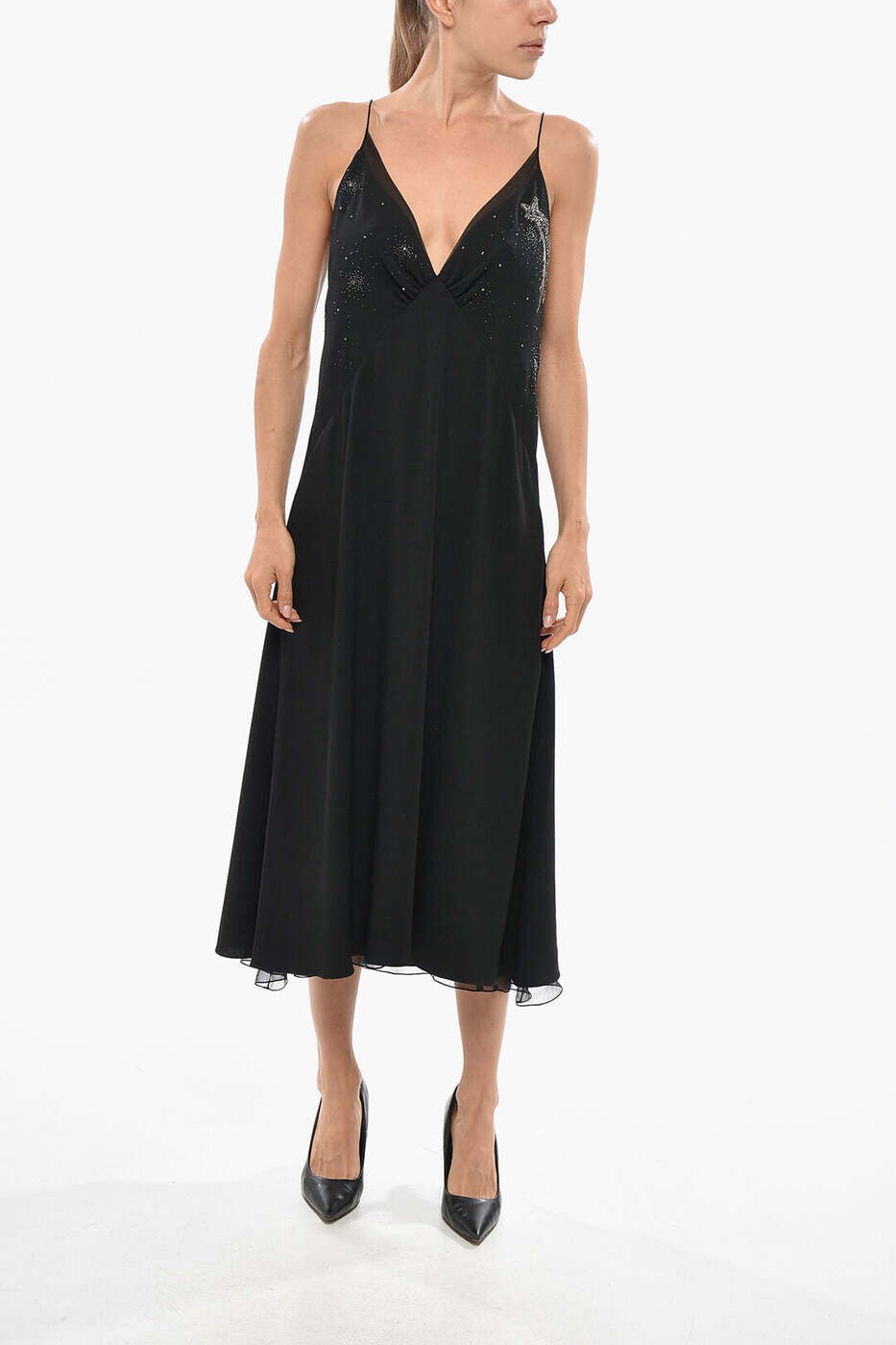 ディオール CHRISTIAN DIOR ワンピース ドレス レディース ブラック Dresses 441R61Y5500 9000 関税 送料無料 dk
