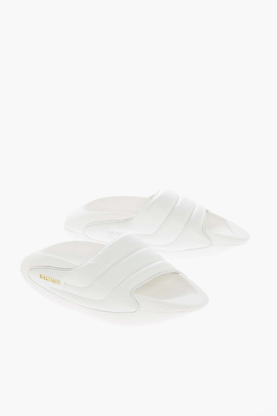 バルマン BALMAIN フラットシューズ サンダル メンズ ホワイト Flat Shoes XM0VL299LPQP0FA 関税 送料無料 2026AW dk
