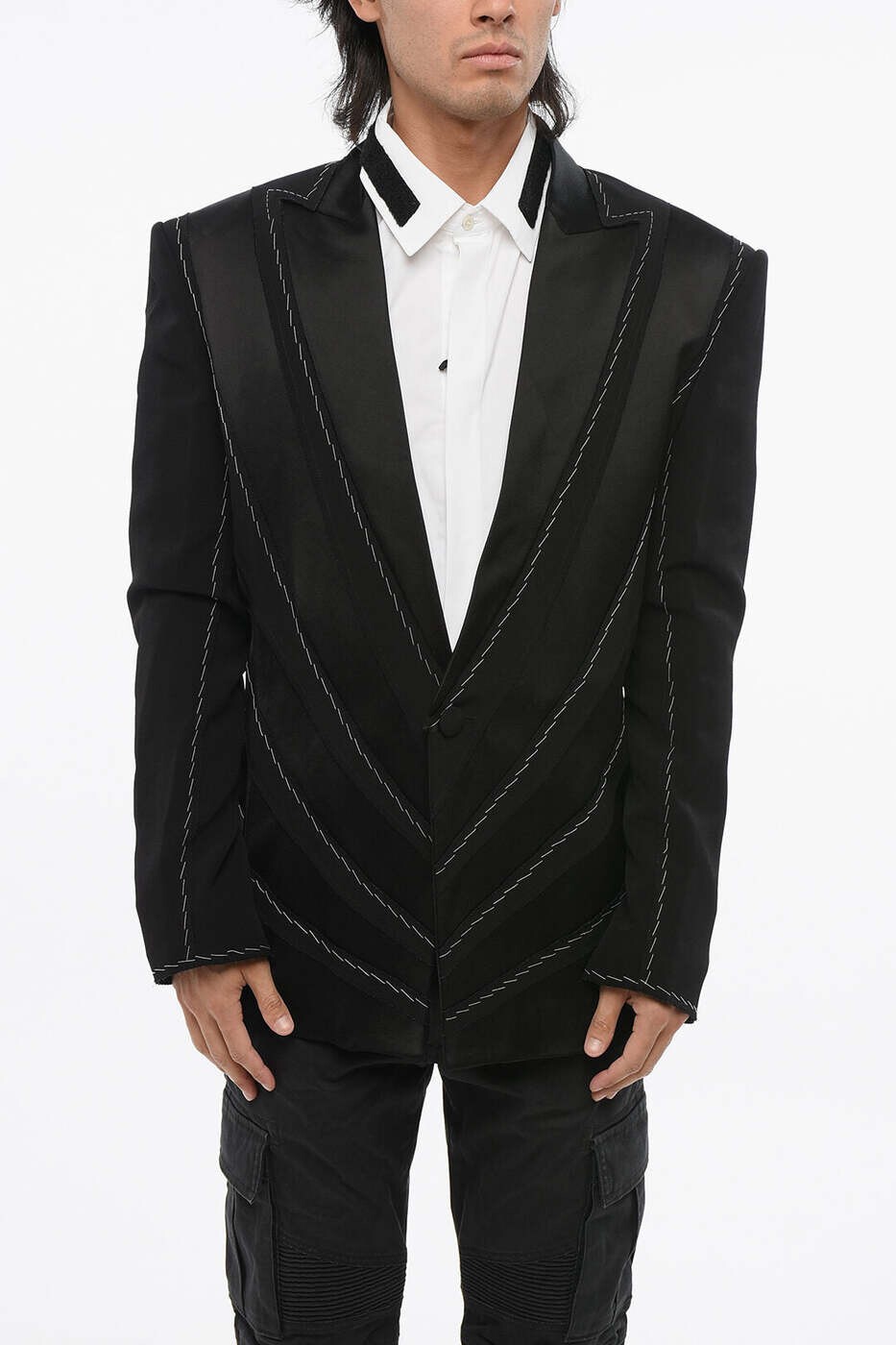 バルマン BALMAIN フォーマル スーツ メンズ ブラック Formal Outfits AH1SI340MB010PA 関税 送料無料 2026AW dk