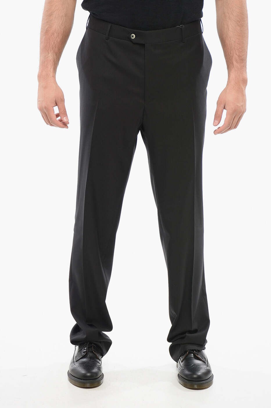 Rakuten - コルネリアーニ CORNELIANI ズボン パンツ メンズ ブラック Trousers 815800 8118060 020 関税 送料無料 dk