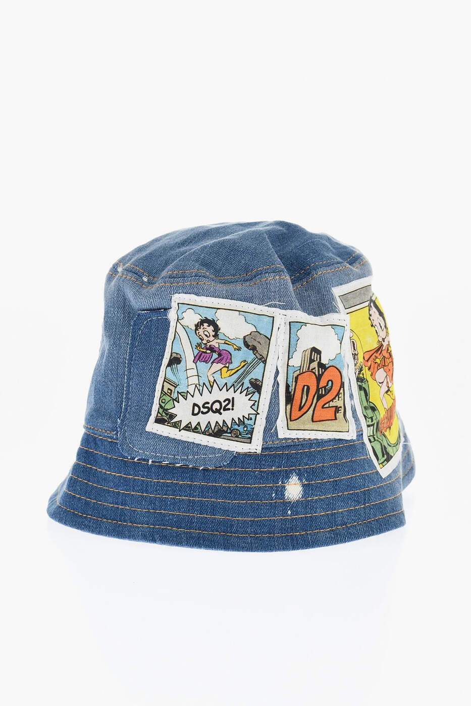 海外俱樂部（法國） - ディースクエアード DSQUARED2 ハット 帽子 メンズ ブルー Hats HAM0034 04603447 2124 関税 送料無料 dk