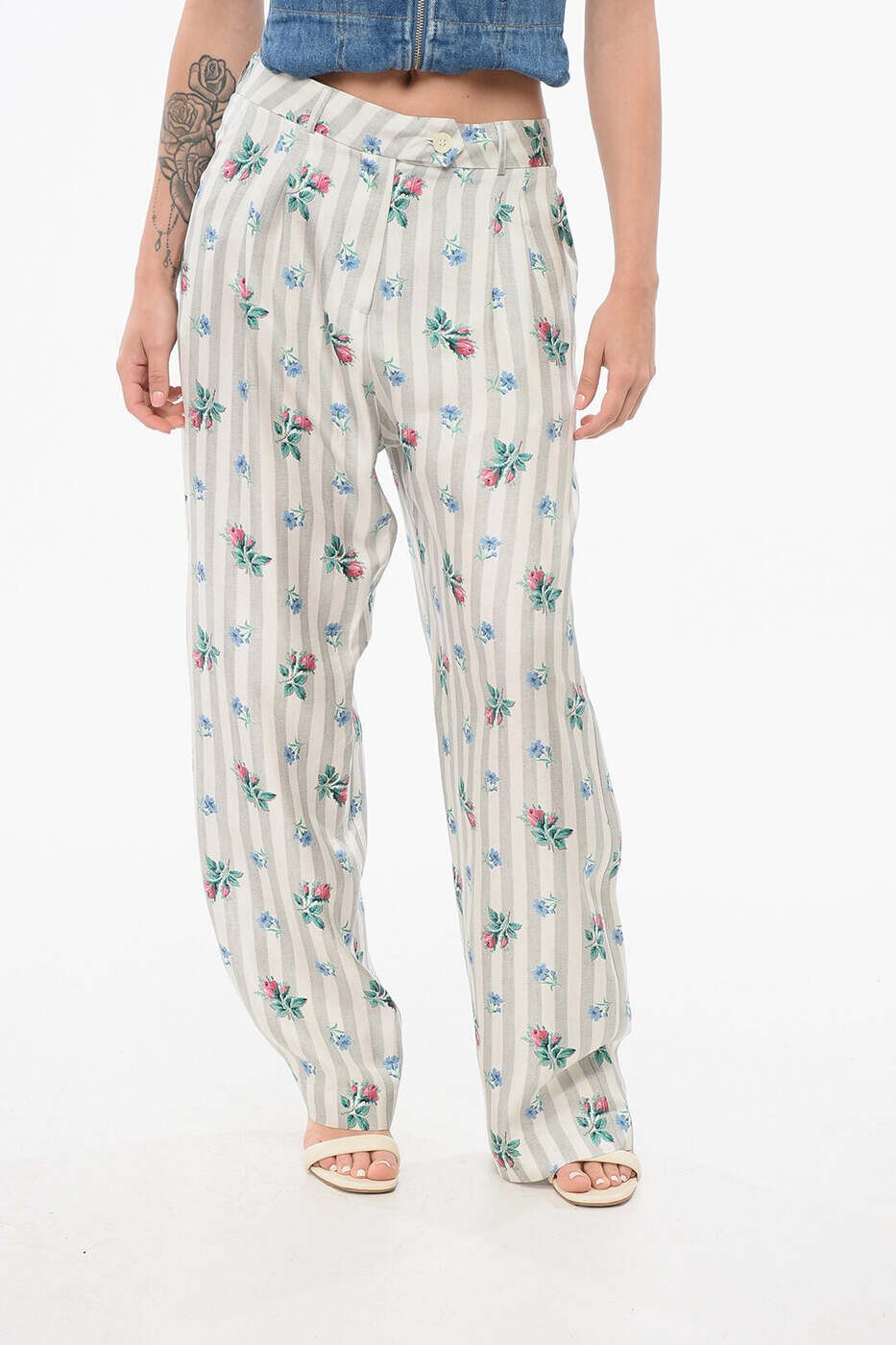 ピエール　ルイ　マシア PIERRE-LOUIS MASCIA ズボン パンツ レディース マルチカラー Trousers 12108SI 135260 関税 送料無料 dk