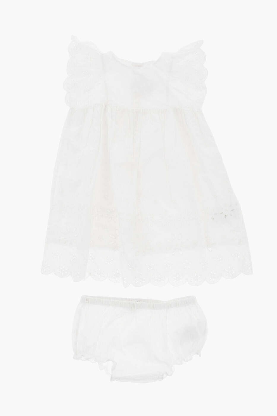 ボンポワン BONPOINT ロングドレス ドレス ガールズ ホワイト Long dresses S04XDRW00003-BCO 002 関税 送料無料 2026SS dk