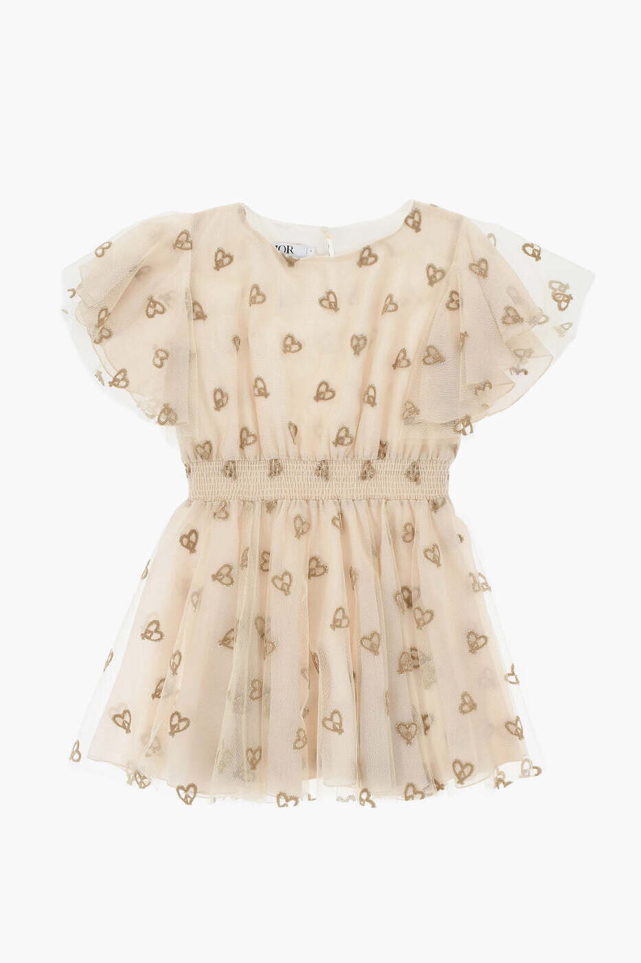 ディオール DIOR ロングドレス ドレス ガールズ ベージュ Long dresses 4SBH11DRSXNY 296 関税 送料無料 2026SS dk