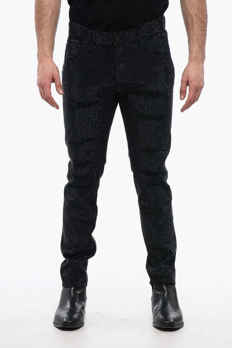 ディースクエアード DSQUARED2 デニム メンズ ブラック Jeans S71LB1296 STN833 900 関税 送料無料 dk