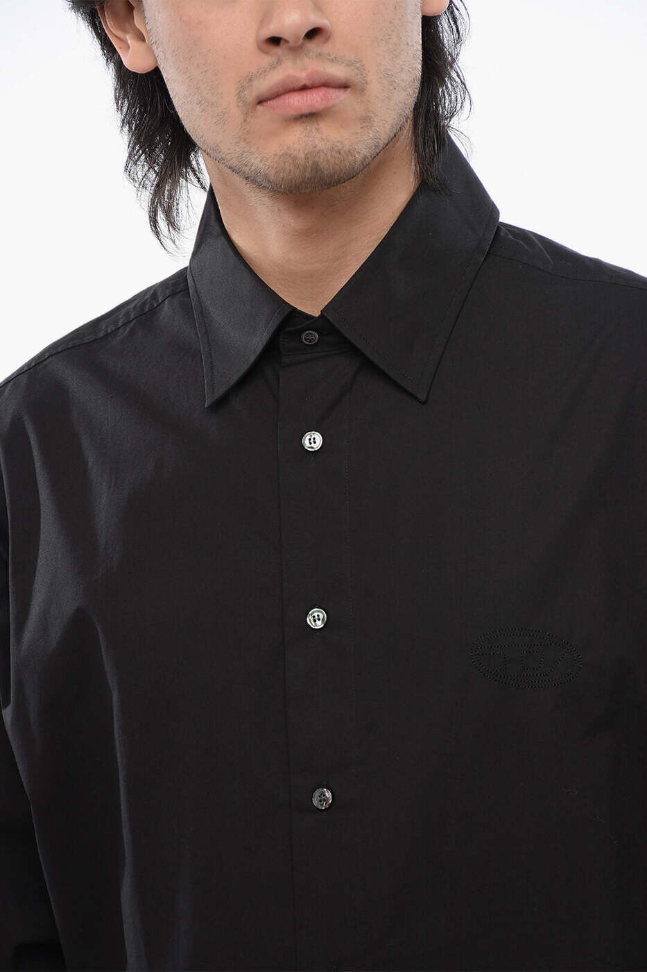 ディーゼル DIESEL シャツ メンズ ブラック Shirts A08937 0PCAL 9XX 関税 送料無料 dk
