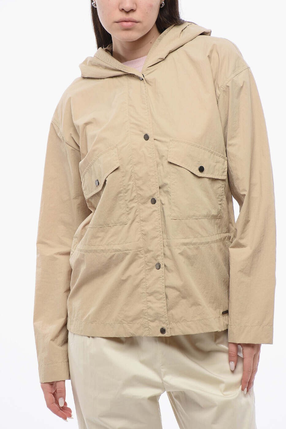 ウールリッチ WOOLRICH ボンバージャケット ジャケット レディース ベージュ Bomber jackets CFWWOU0408FRUT2525 8925 関税 送料無料 2026SS dk