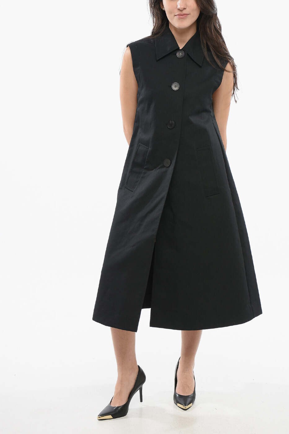 マルニ MARNI ウエストコート ベスト レディース ブラック Waistcoats GLMA0082A0 UTC314 00N99 関税 送料無料 2026SS dk