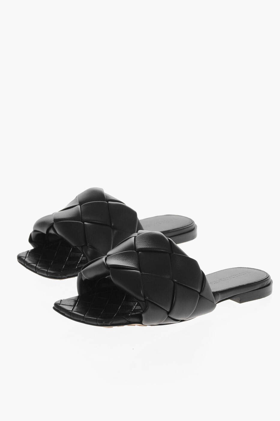 ボッテガ ヴェネタ BOTTEGA VENETA サンダル レディース ブラック Sandals 608853 VBSS0 1000 関税 送料無料 2026SS dk