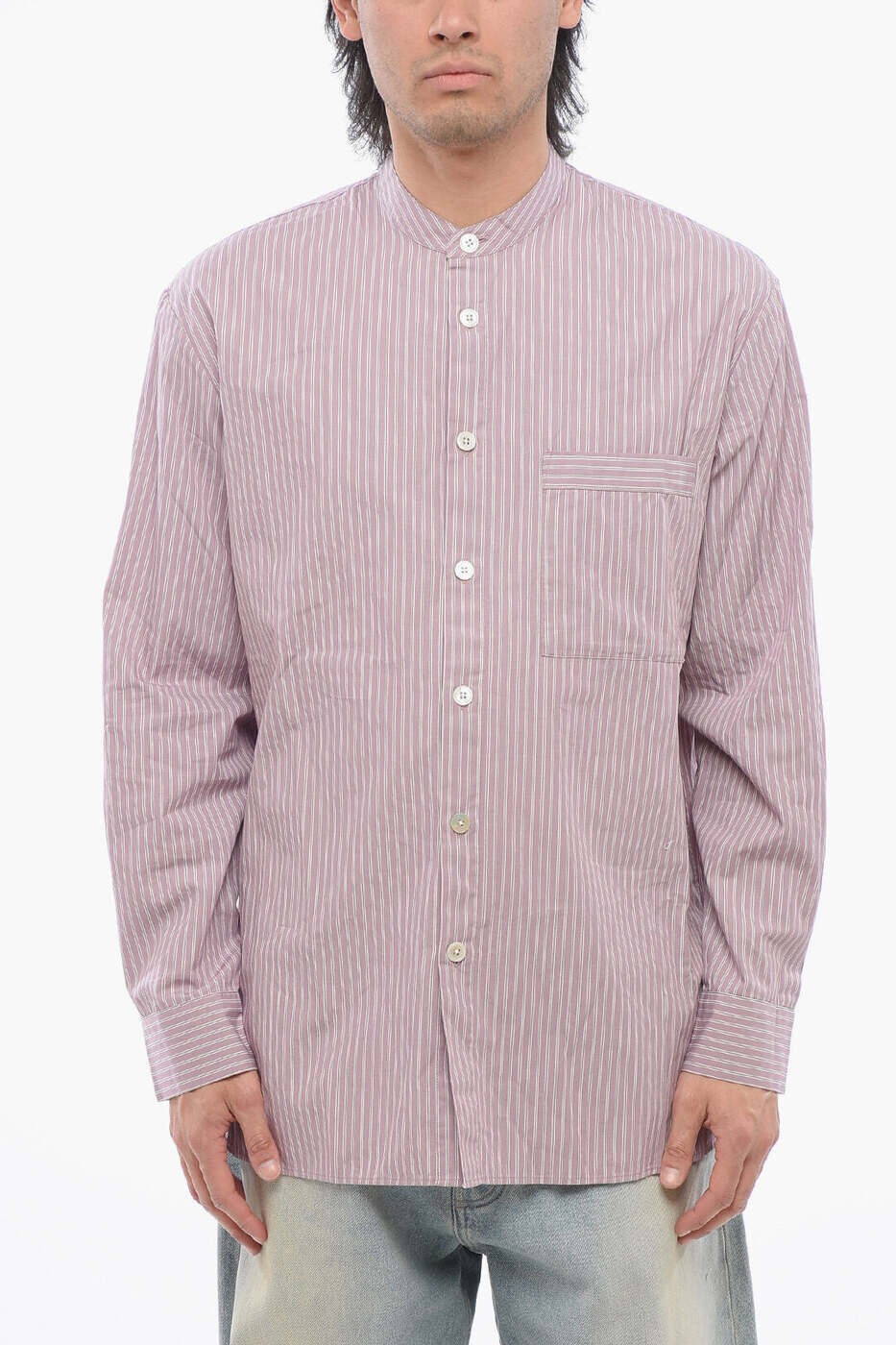 ビルケンシュトック BIRKENSTOCK シャツ メンズ パープル Casual shirts SWT 0 MAS 関税 送料無料 2026SS dk