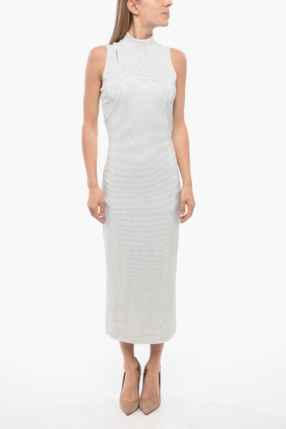 バルマン BALMAIN ワンピース ドレス レディース グレー Dresses WF0RJ070A115 GAC 関税 送料無料 dk
