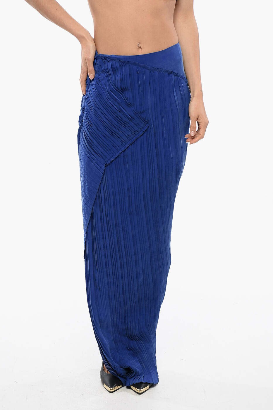 バルマン BALMAIN スカート レディース ブルー Skirts TF06982120S KAO 関税 送料無料 dk
