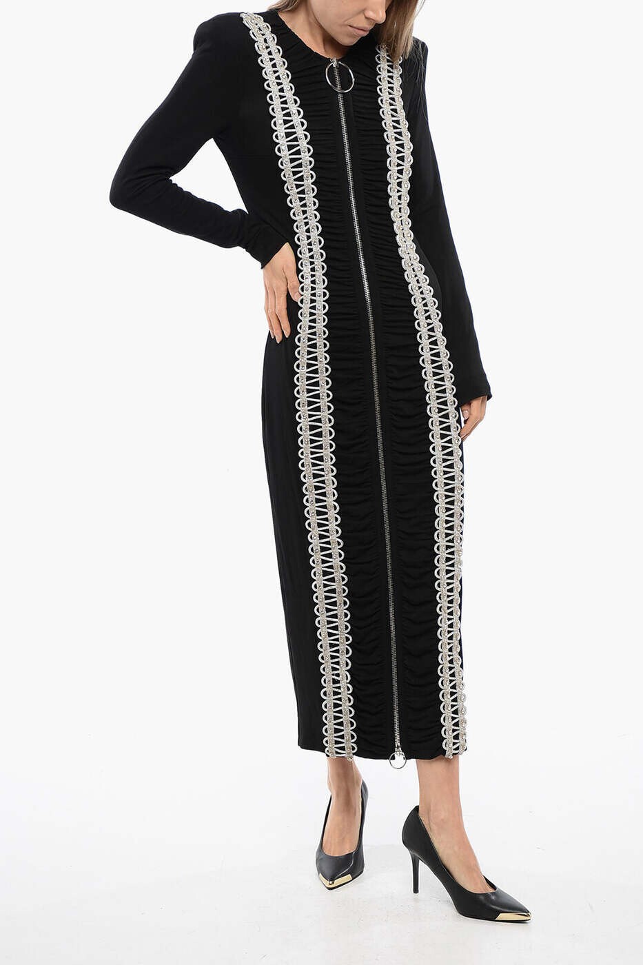 バルマン BALMAIN ワンピース ドレス レディース ブラック Dresses WF0RR170P100 EAC 関税 送料無料 dk