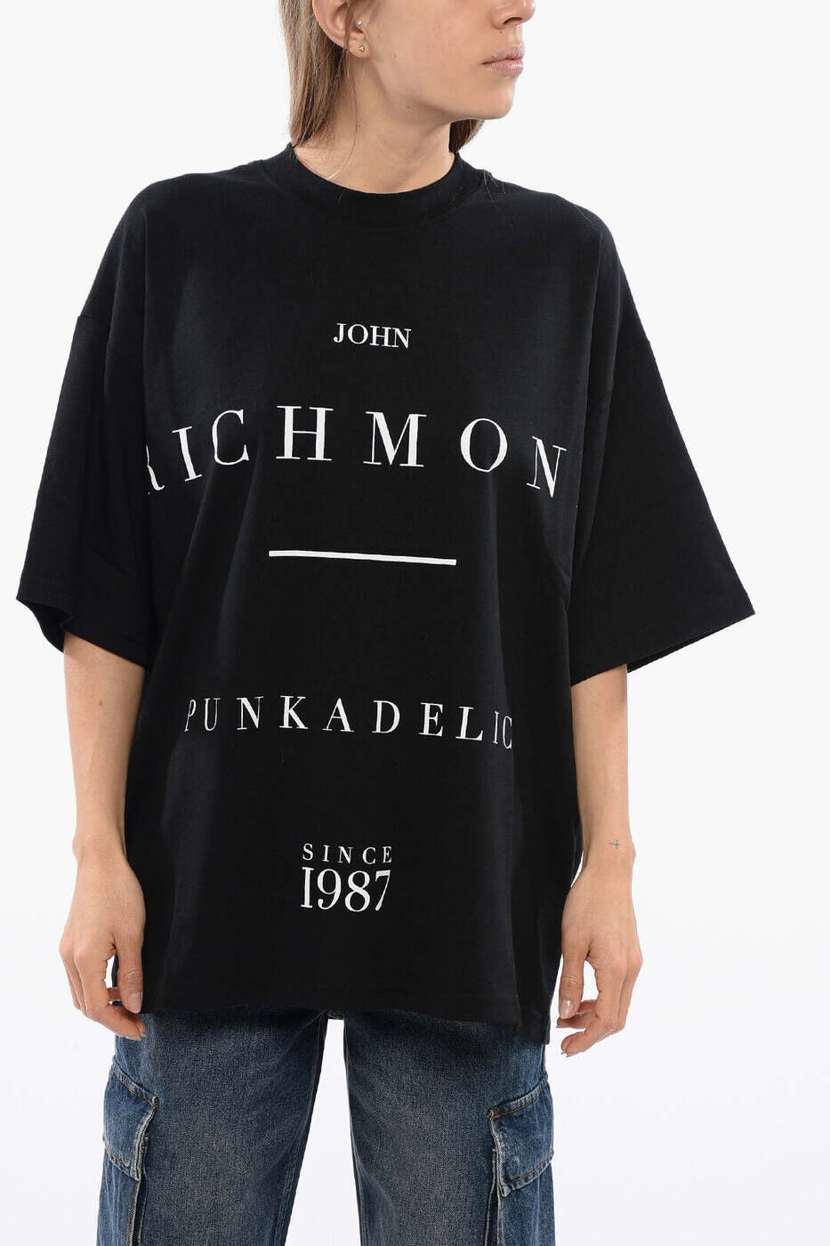 Rakuten - ジョンリッチモンド JOHN RICHMOND Tシャツ メンズ ブラック T-shirts RMP24066TSBLACK 関税 送料無料 dk