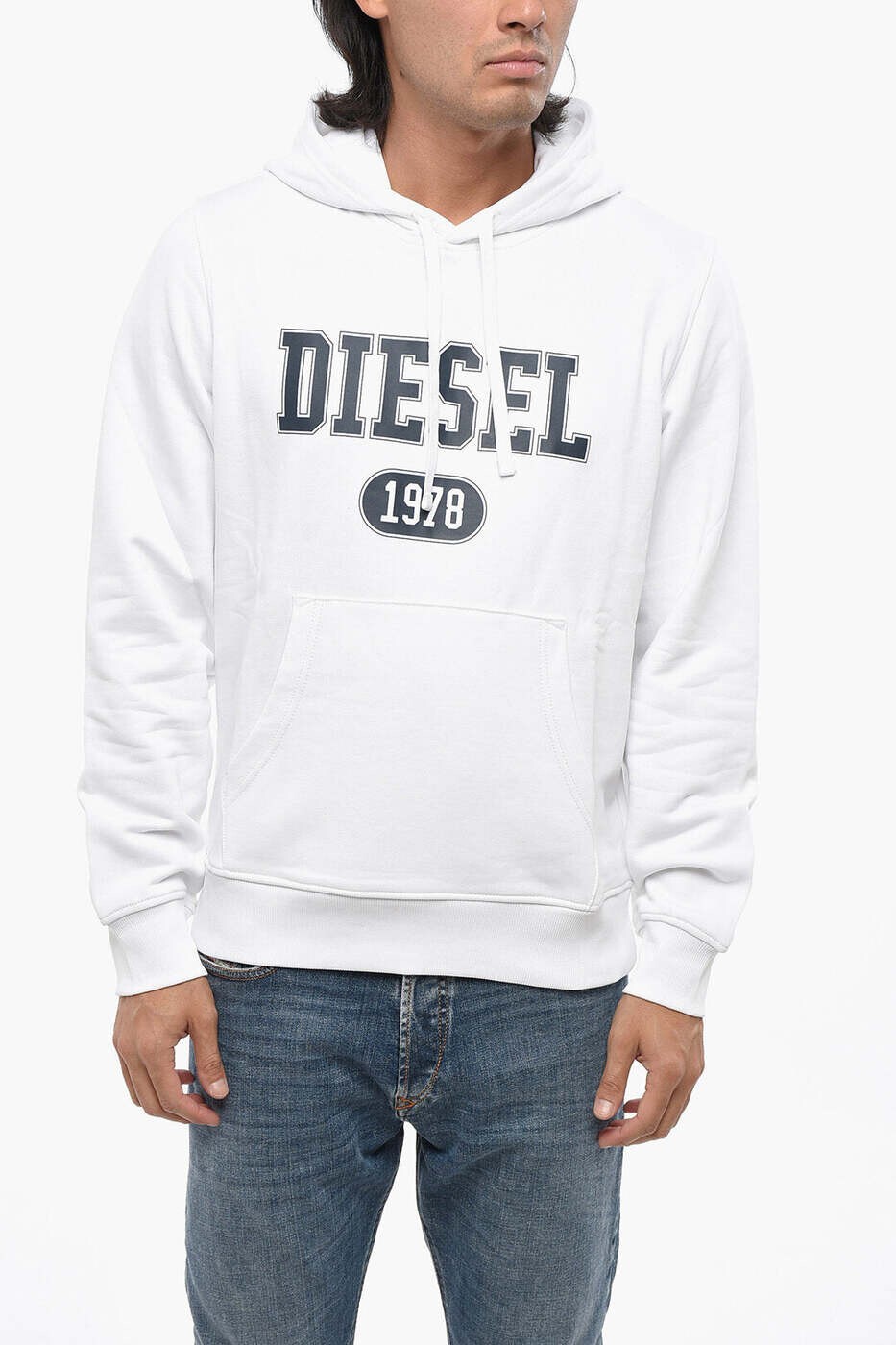 ディーゼル DIESEL スウェットシャツ トレーナー メンズ ホワイト Sweatshirts A16962 RIAJH 100 関税 送料無料 dk