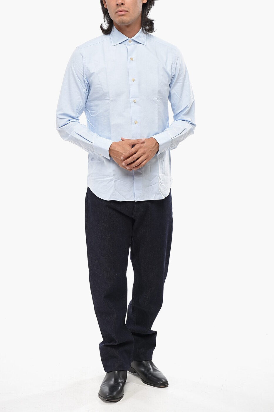 楽天BRANDSHOP・クラージュ楽天市場店アレッサンドロゲラルディ ALESSANDRO GHERARDI シャツ メンズ ブルー Casual shirts BP1L3G7T1017609 関税 送料無料 ラッピング無料 2025AW dk