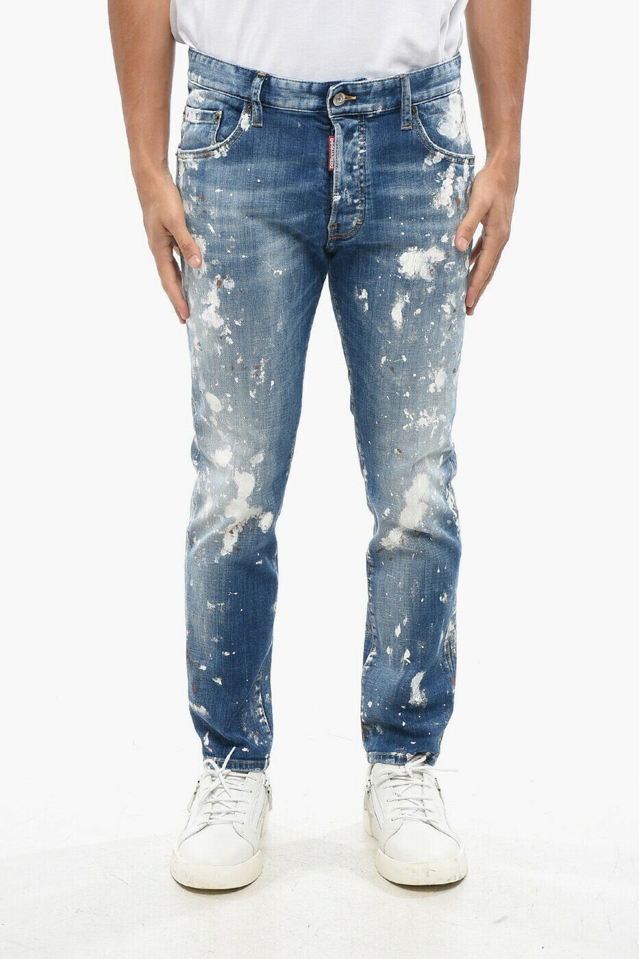 ディースクエアード DSQUARED2 レギュラーフィットジーンズ デニム メンズ ブルー Regular fit jeans S..