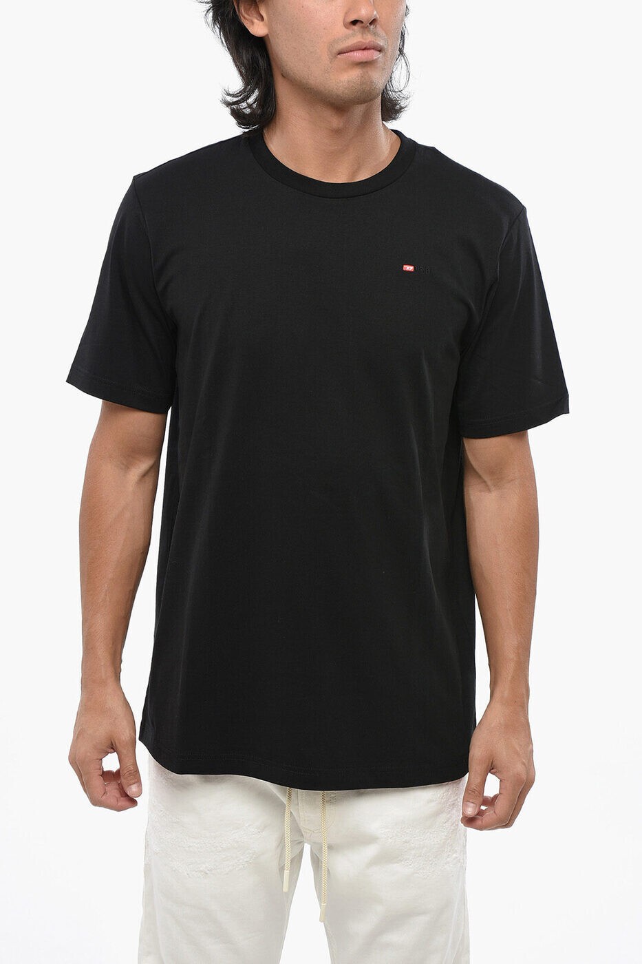 ディーゼル DIESEL Tシャツ メンズ ブラック T-shirts A06418 0HFAX 9XX 関税 送料無料 ラッピング無料..