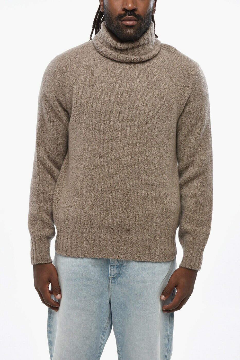 ゼニア ZEGNA クルーネックジャンパー ニットウェア メンズ ブラウン Crew neck jumpers UCH50A6120211..