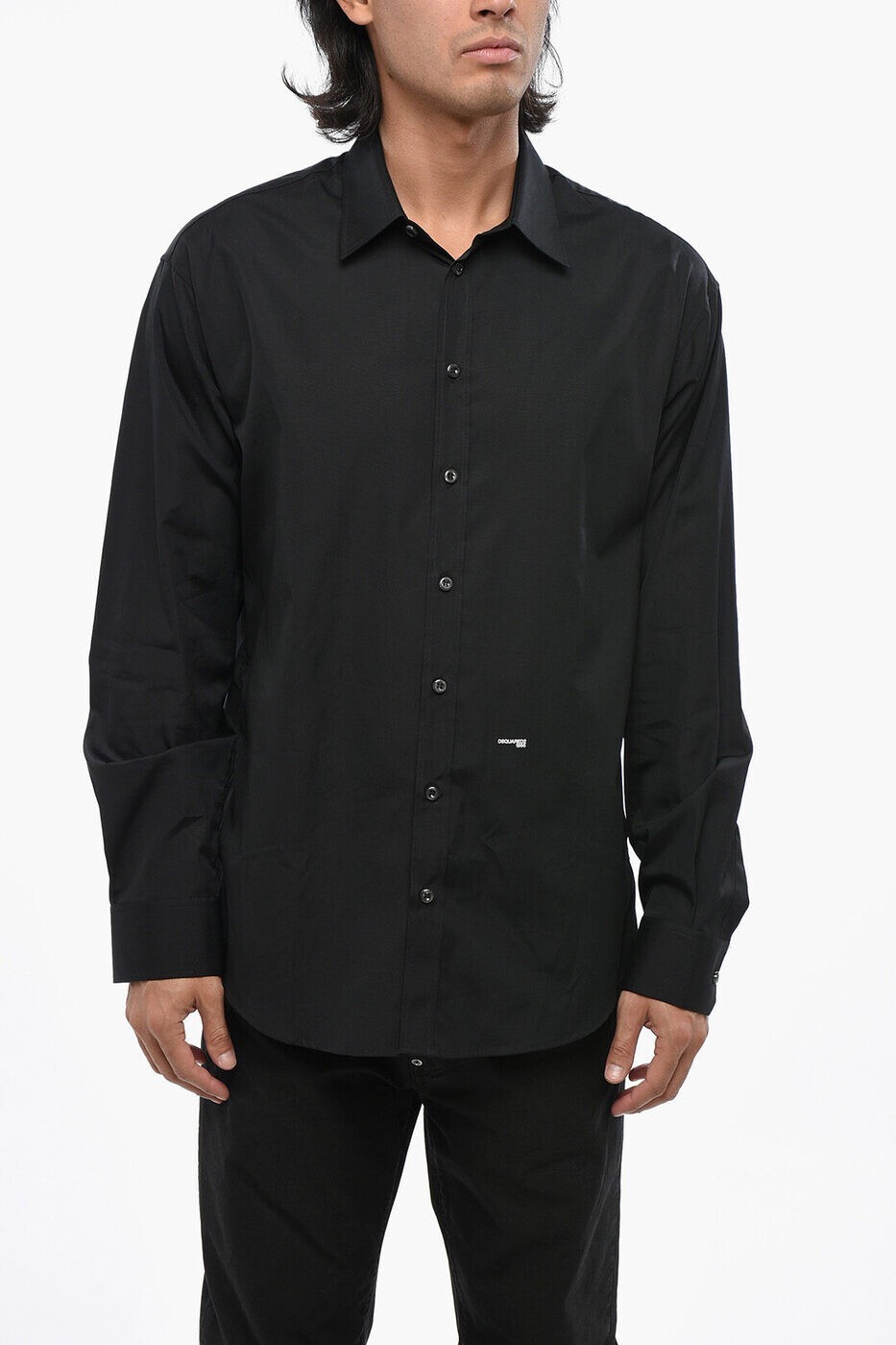 ディースクエアード DSQUARED2 シャツ メンズ ブラック Casual shirts S74DM0660 S36275 900 関税 送料..