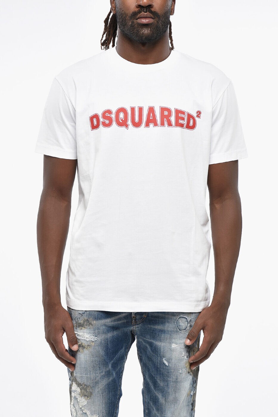 ディースクエアード DSQUARED2 Tシャツ メンズ ホワイト T-shirts S71GD1452 D20020 100 関税 送料無料 ラッピング無料 2025AW dk