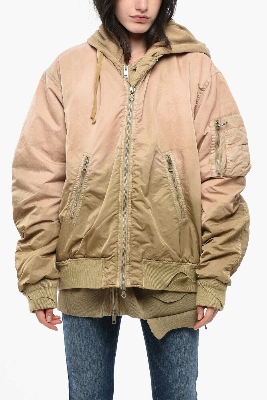 ǥ DIESEL ܥС㥱å 㥱å ǥ ꡼ Bomber jackets A10662 0DNAR 7BD  ̵ ...