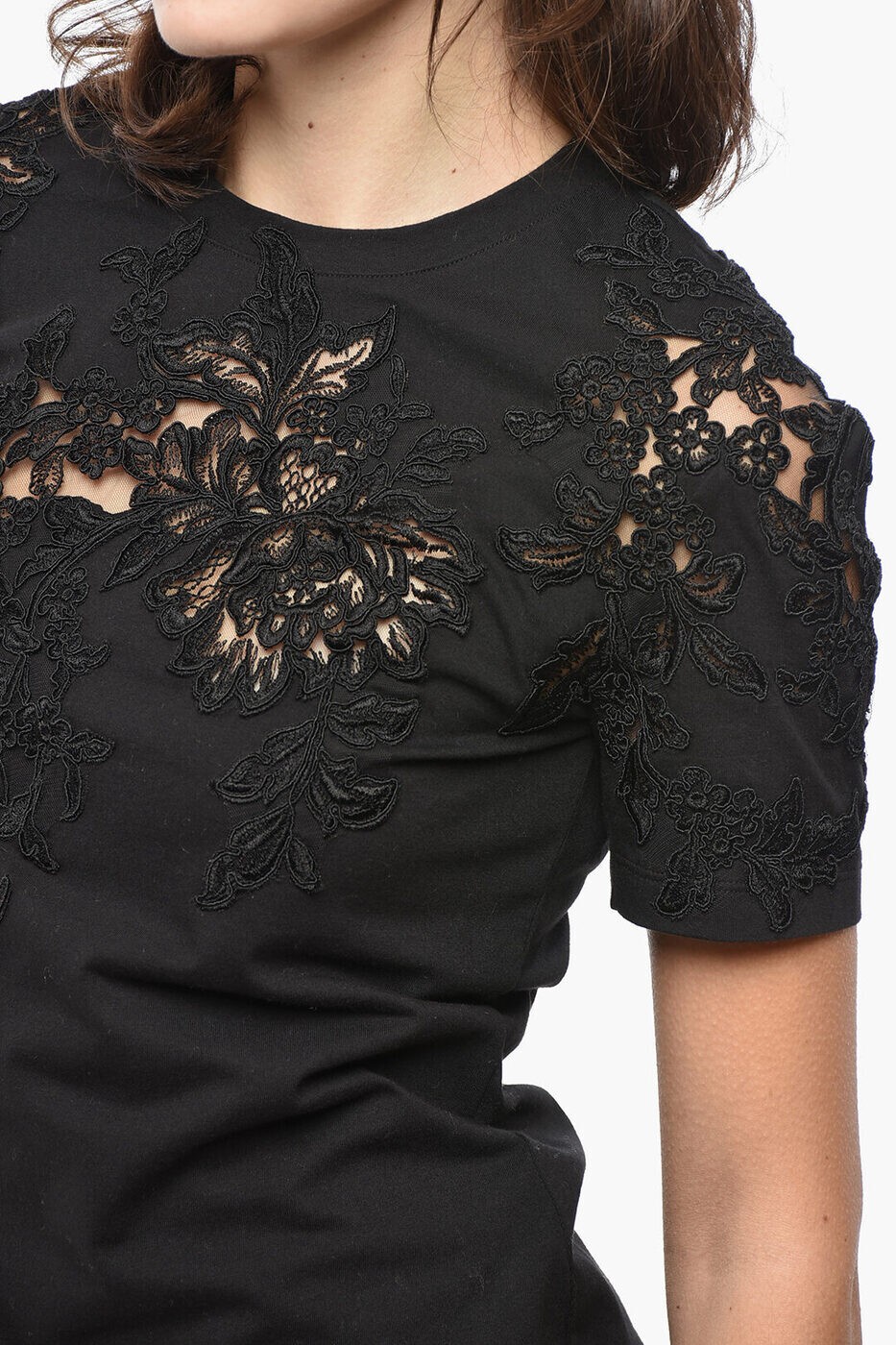����ޥ�� ������������� ERMANNO SCERVINO ���󥰥��꡼��T����� T����� ��ǥ����� �֥�å� Long sleeve t-shirts D452L324DUX 95708 ���� ����̵�� ��åԥ�̵�� 2026AW dk