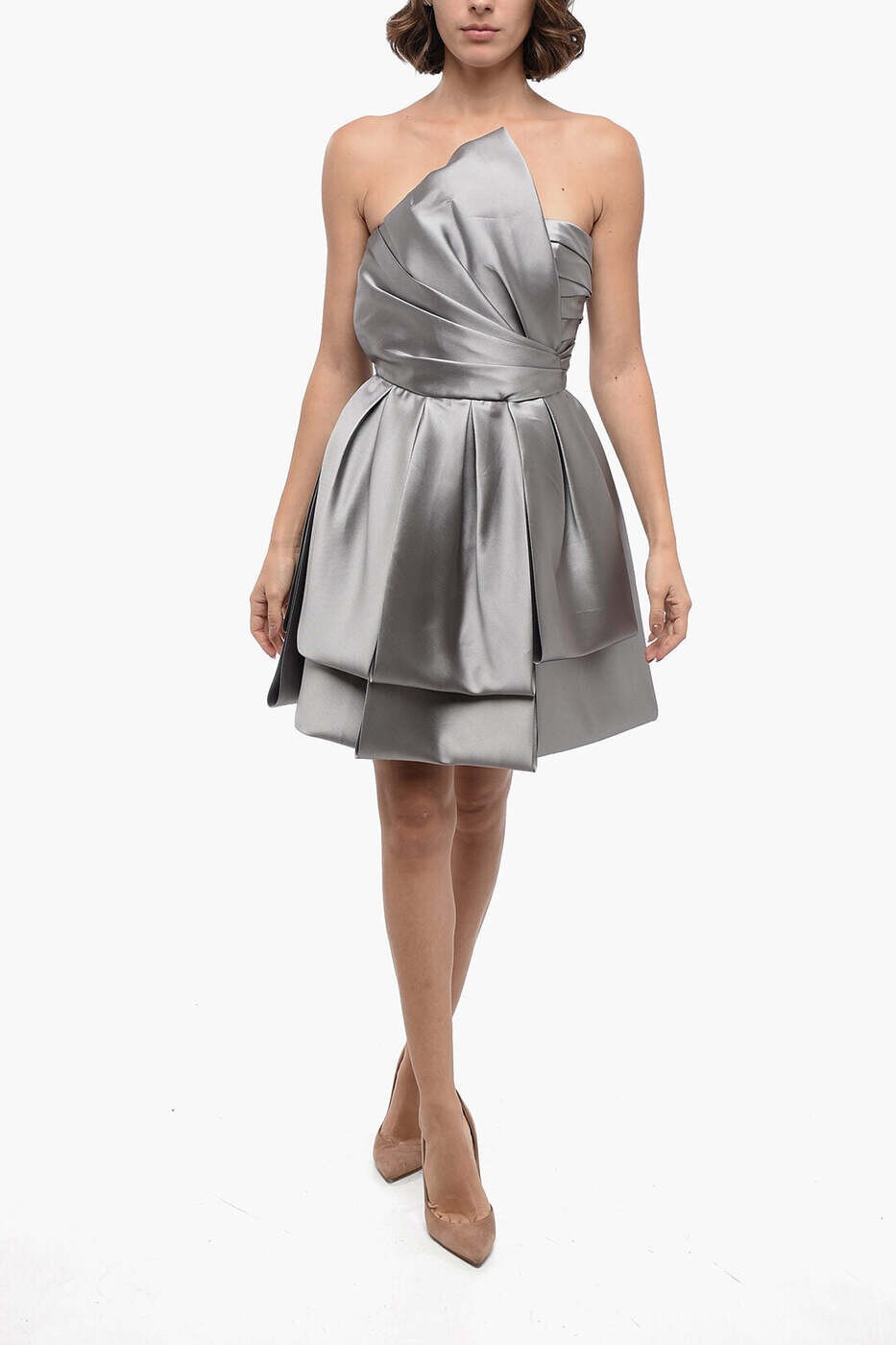 アルベルタ フェレッティ ALBERTA FERRETTI ロングドレス ドレス レディース グレー Long dresses A0421 6625 0490 関税 送料無料 2026AW dk