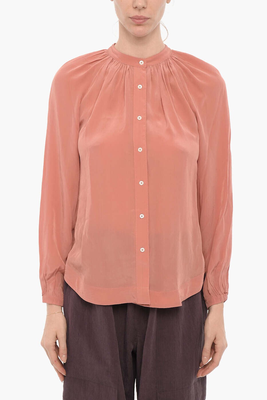 オールセインツ ALLSAINTS シャツ レディース ピンク Shirts HEZZY WH026Y TAINTED PINK 関税 送料無料 dk