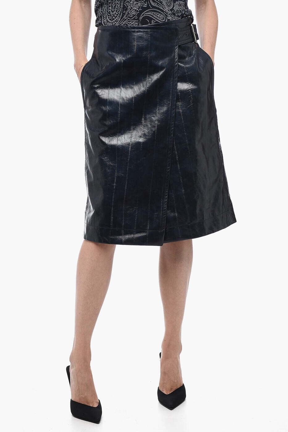 ボッテガ ヴェネタ BOTTEGA VENETA スカート レディース ブルー Skirts 743739V2QS0 4217 関税 送料無料 dk