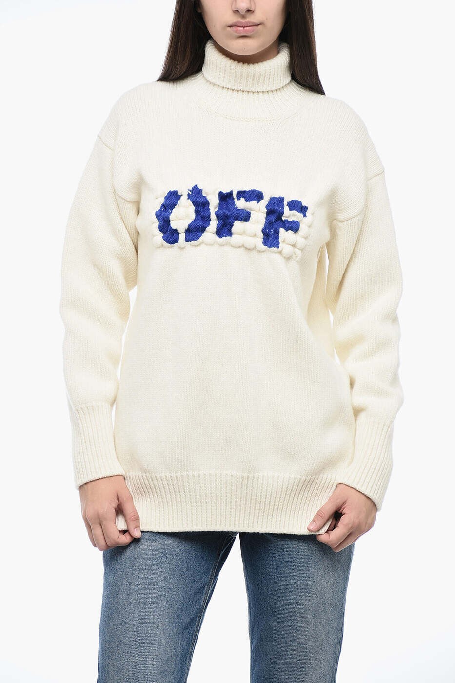 Rakuten - オフホワイト OFF WHITE セーター ニットウェア レディース ベージュ Knitwear OWHF044F23KNI0010445 関税 送料無料 dk
