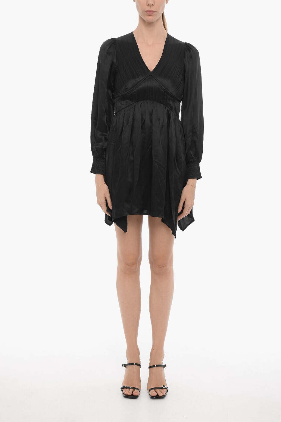 オールセインツ ALLSAINTS ワンピース ドレス レディース ブラック Dresses ESTA WD321Y BLACK 関税 送料無料 dk