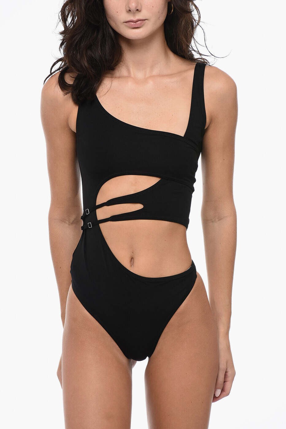 樂天商城 - オフホワイト OFF WHITE 水着 スイムウェア レディース ブラック Swimwear OWFC014F23 JER001 1000 関税 送料無料 dk