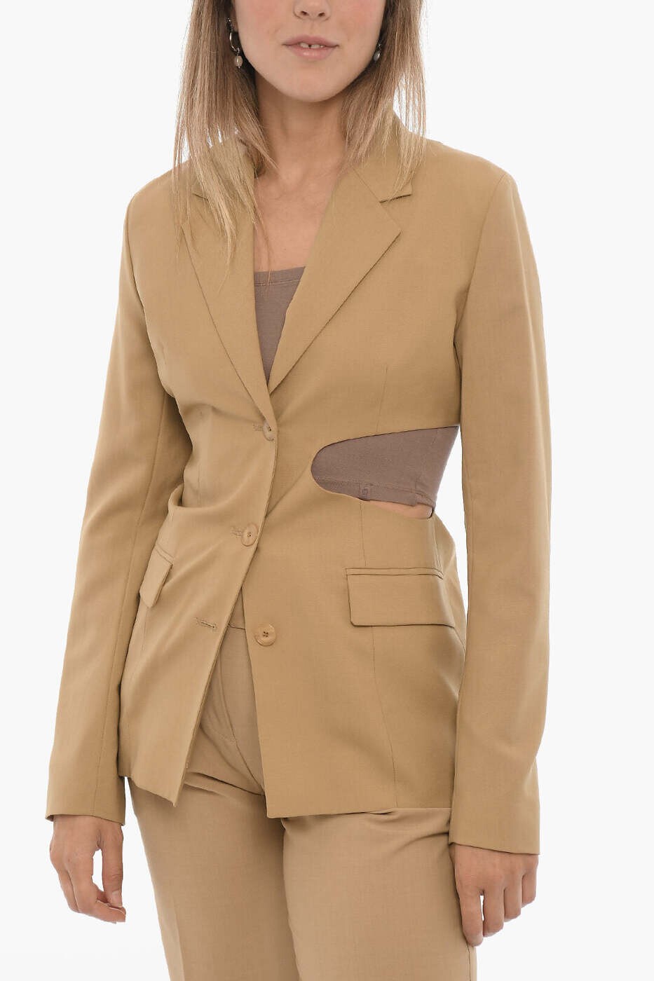 樂天商城 - ロウクラシック LOW CLASSIC スーツジャケット スーツ ジャケット レディース ベージュ Suit Jackets LOW23FMBZ030 BEIGE 関税 送料無料 dk