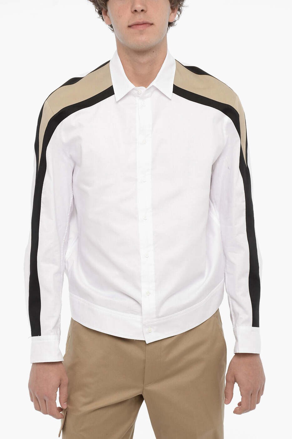 Rakuten - ニール バレット NEIL BARRETT シャツ メンズ ホワイト Shirts NBV6CS022C V035C 100 関税 送料無料 dk