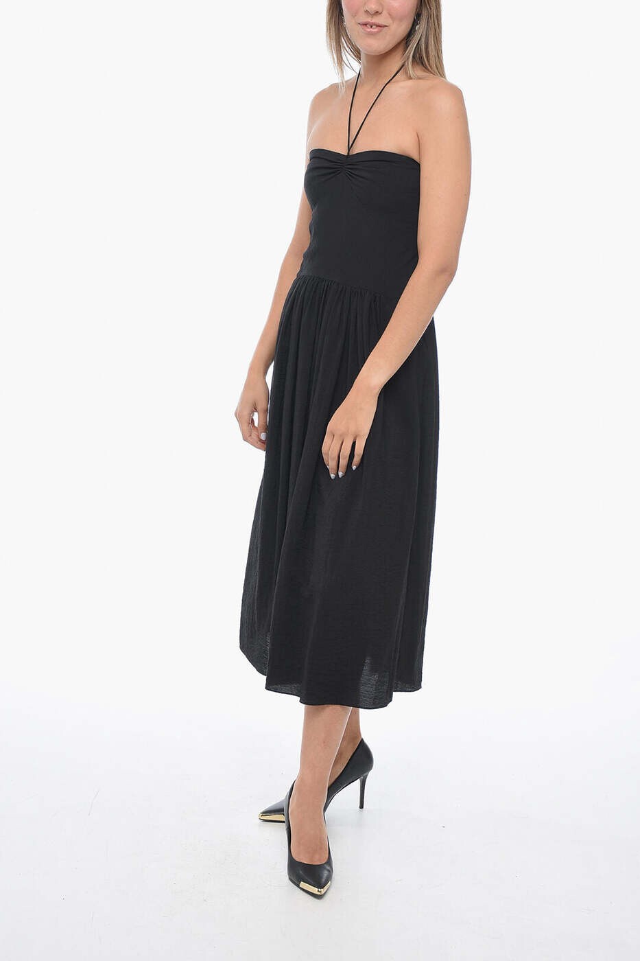 ヴィンス VINCE ロングドレス ドレス レディース ブラック Long dresses V936 ...