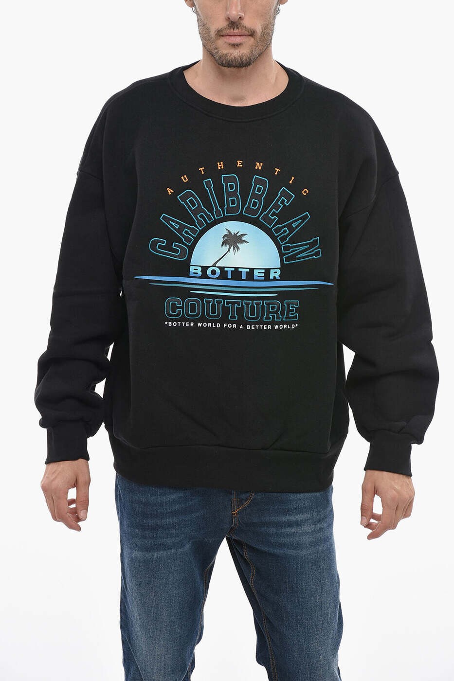 ボッター BOTTER スウェットシャツ トレーナー メンズ ブラック Sweatshirts 6014BJ006BLACKCOLLEGE 関税 送料無料 dk