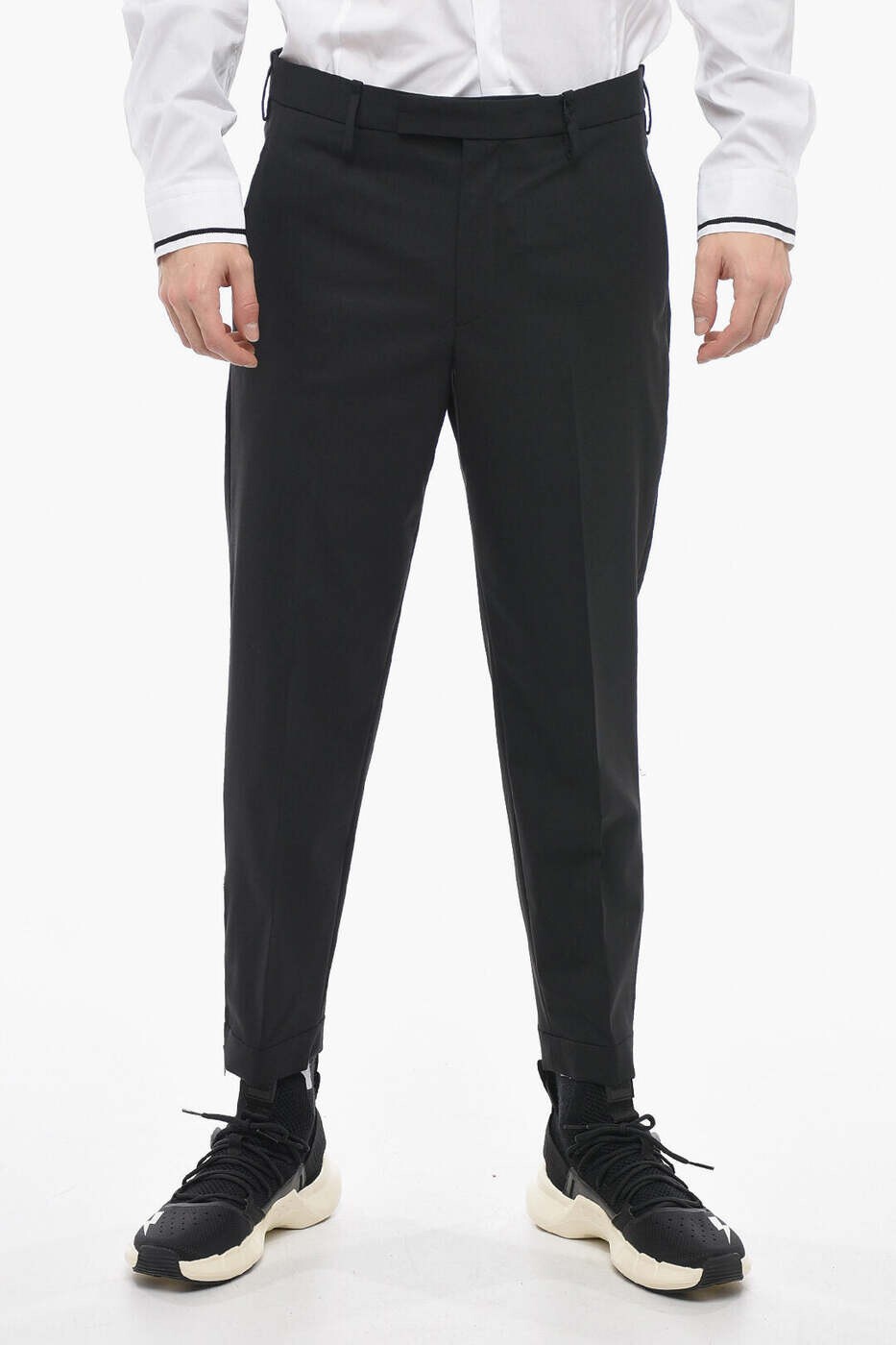 ニール バレット NEIL BARRETT ズボン パンツ メンズ ブラック Trousers PBPA097 U008 01 関税 送料無料 dk