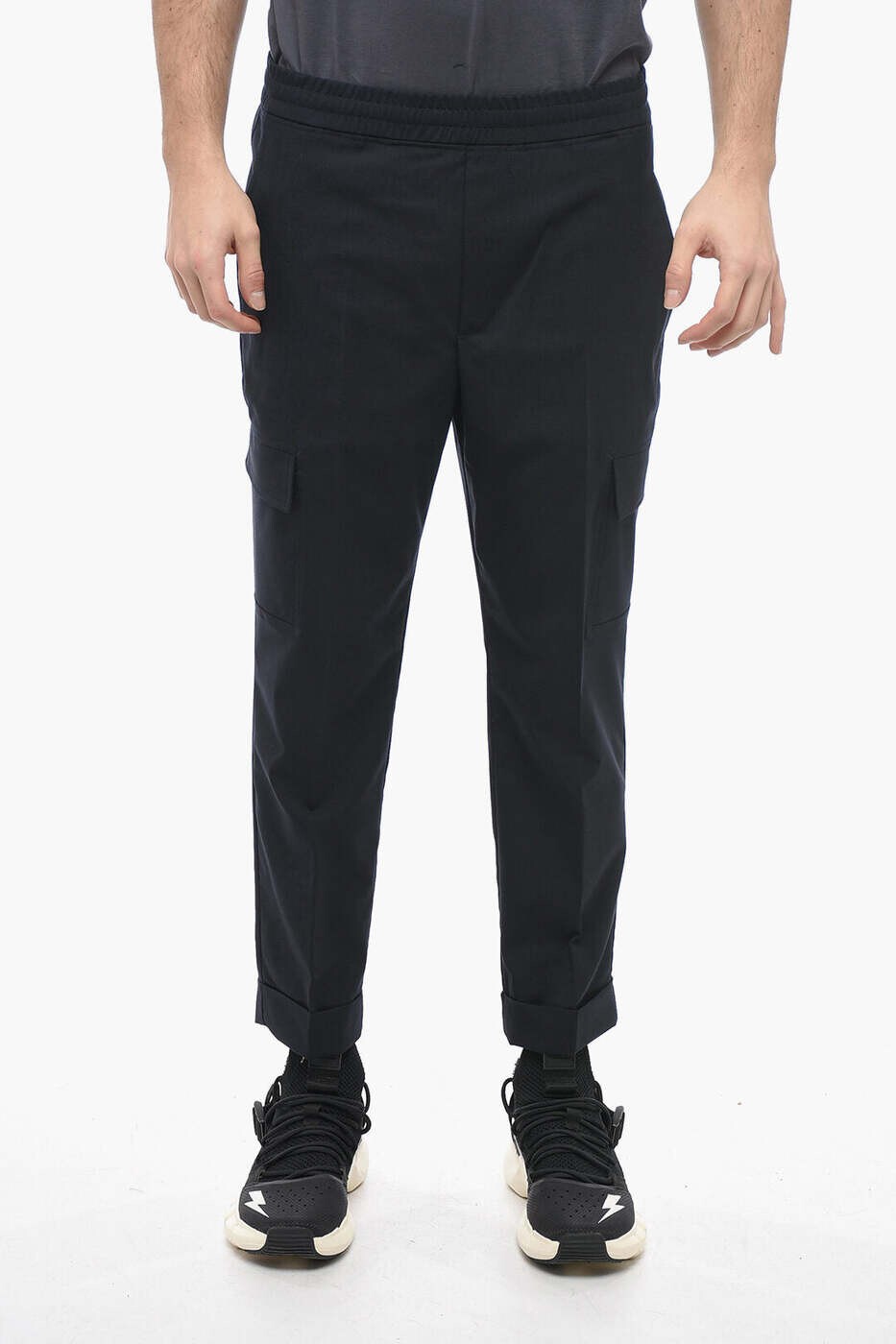 Rakuten - ニール バレット NEIL BARRETT ズボン パンツ メンズ ブルー Trousers PBPA074H U008 415 関税 送料無料 dk